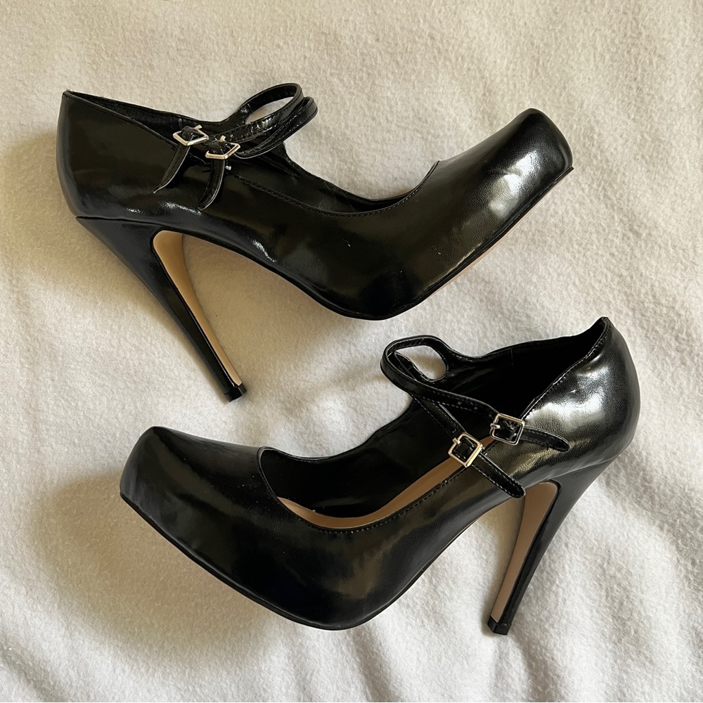 Joey Double Strap Platform Stilettos - image 7